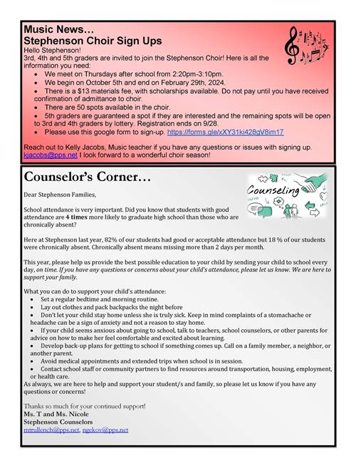 News and Announcements
